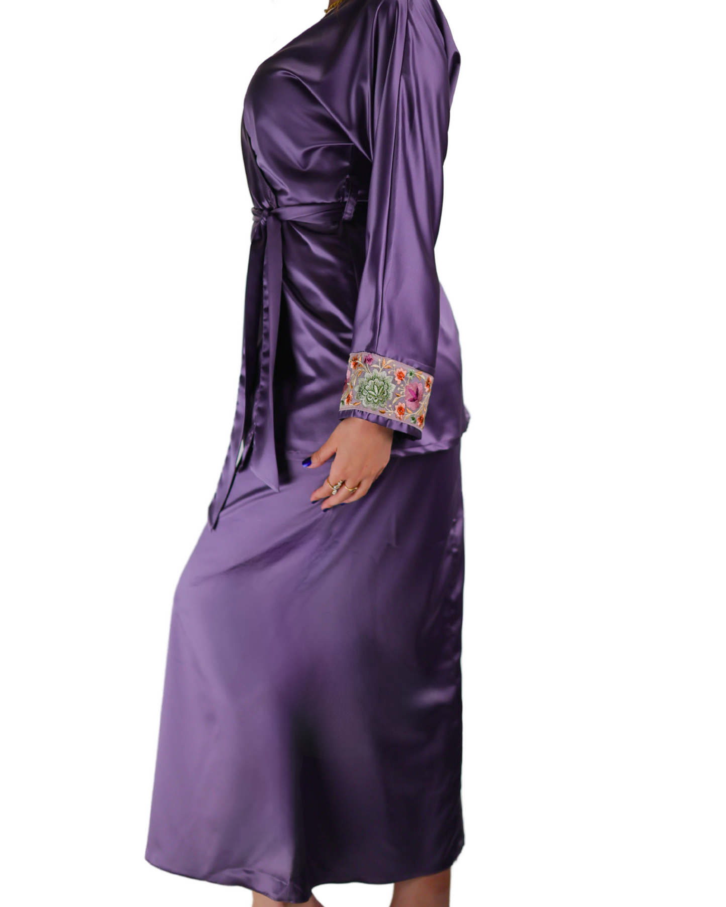 Purple Kimono Set